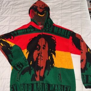 Bob Marley Multicolor Hooded Sweater
